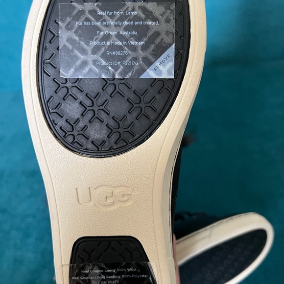 Ugg Croft boot fur sneakers women’s shoes size 5 - Picture 5 of 5